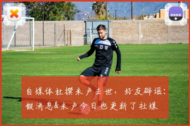 自媒体杜撰米卢去世，好友辟谣：假消息&米卢今日也更新了社媒